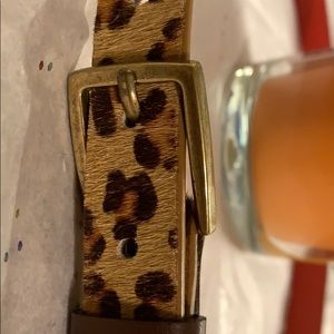 GAP Accessories - Gap cheetah leather belt GAP Accessories - Gap cheetah leather belt